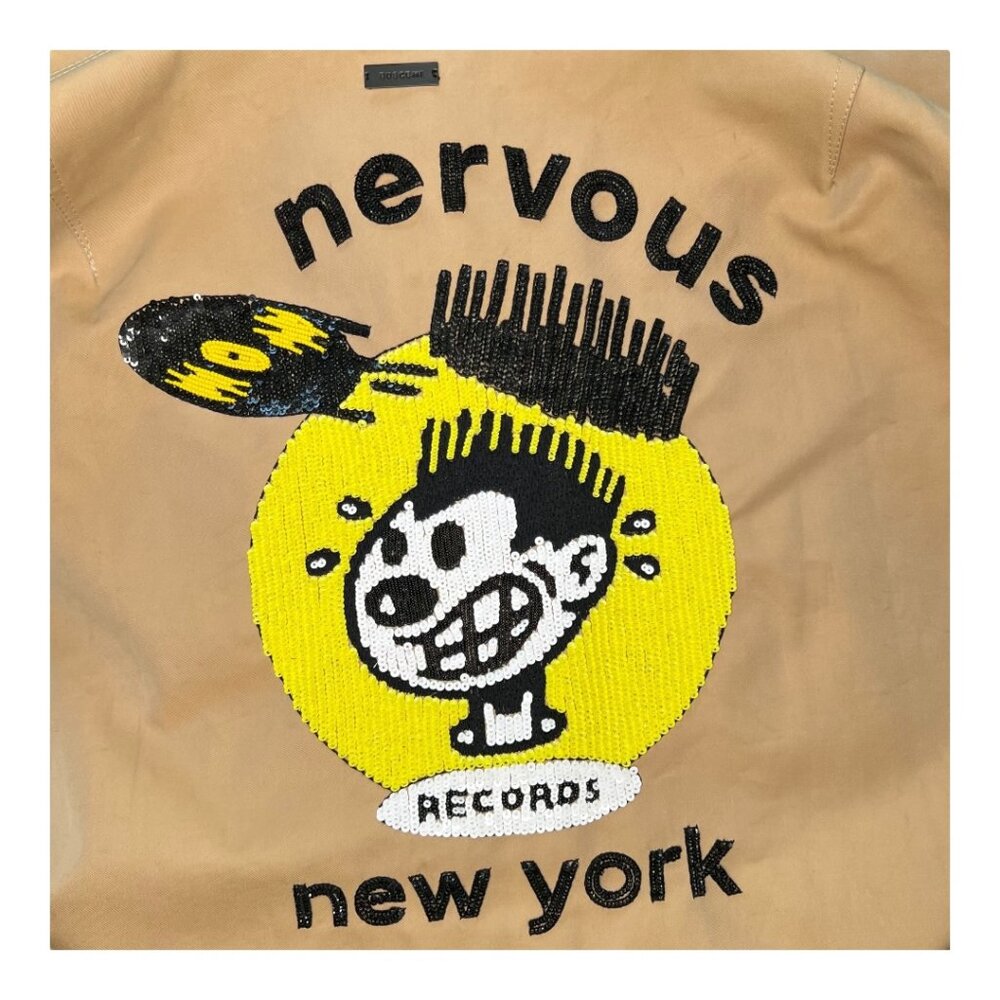 New Super rare hand crafted in Italy Buscemi & Nervous Records gabardine jacket